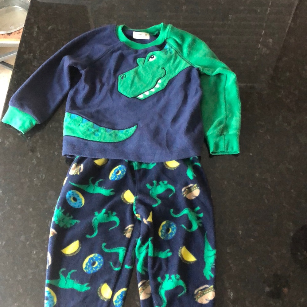 Matching fleece pj set
